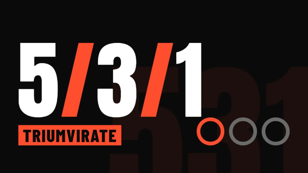 5/3/1 Triumvirate program cover