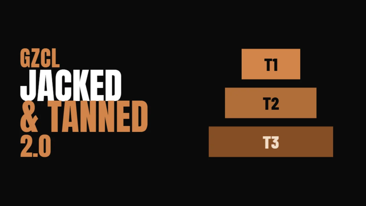 GZCL: Jacked & Tan 2.0 program cover