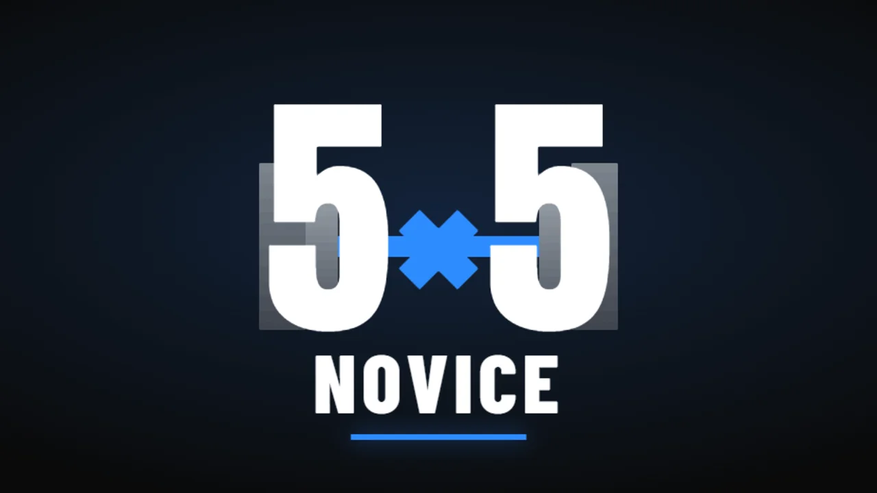 Novice 5×5 Linear Progression program cover