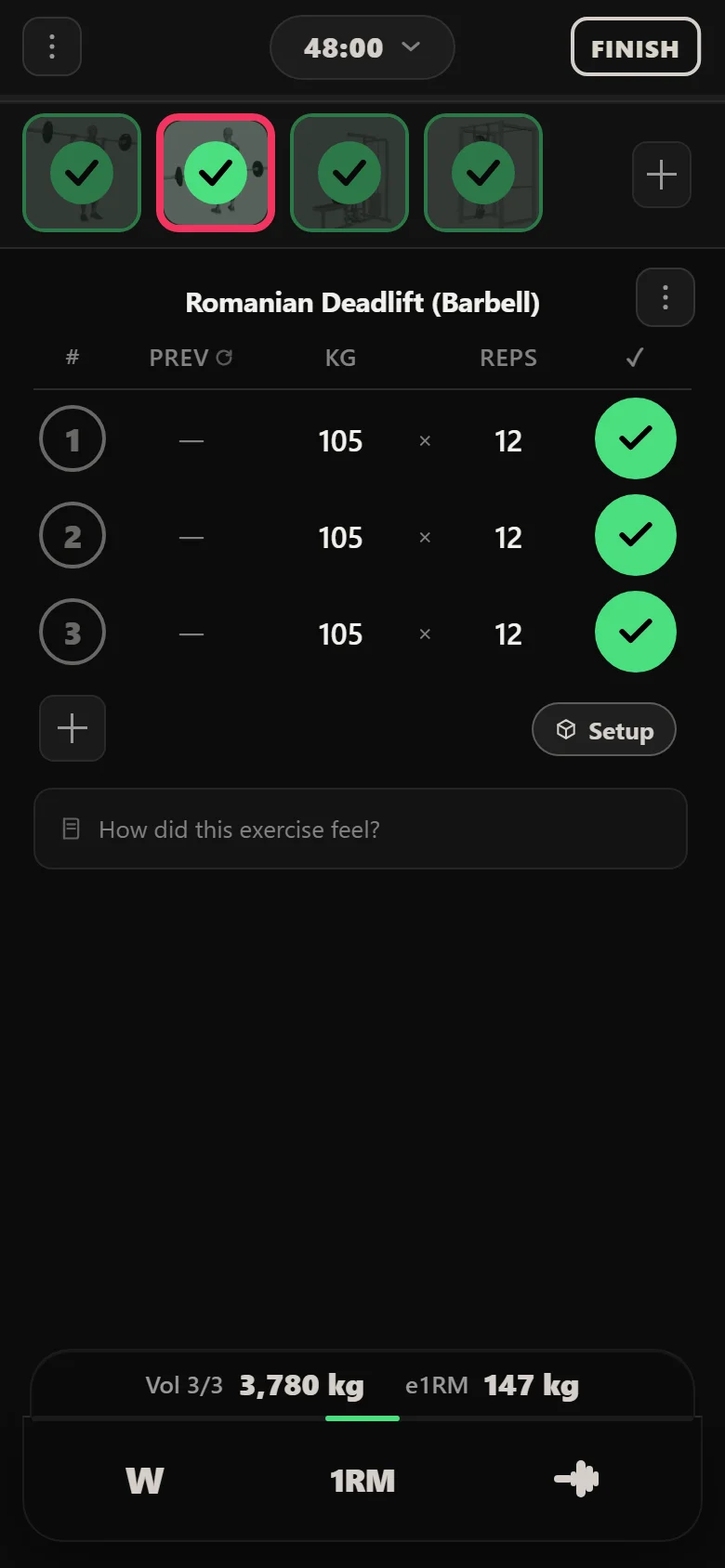 A Bullmastiff session in Durata showing T1, T2 and T3 tiers stacked