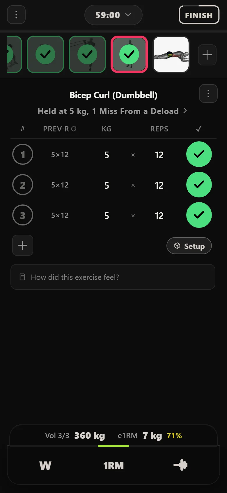 Durata logger showing a WS4SB 3 accessory on double progression